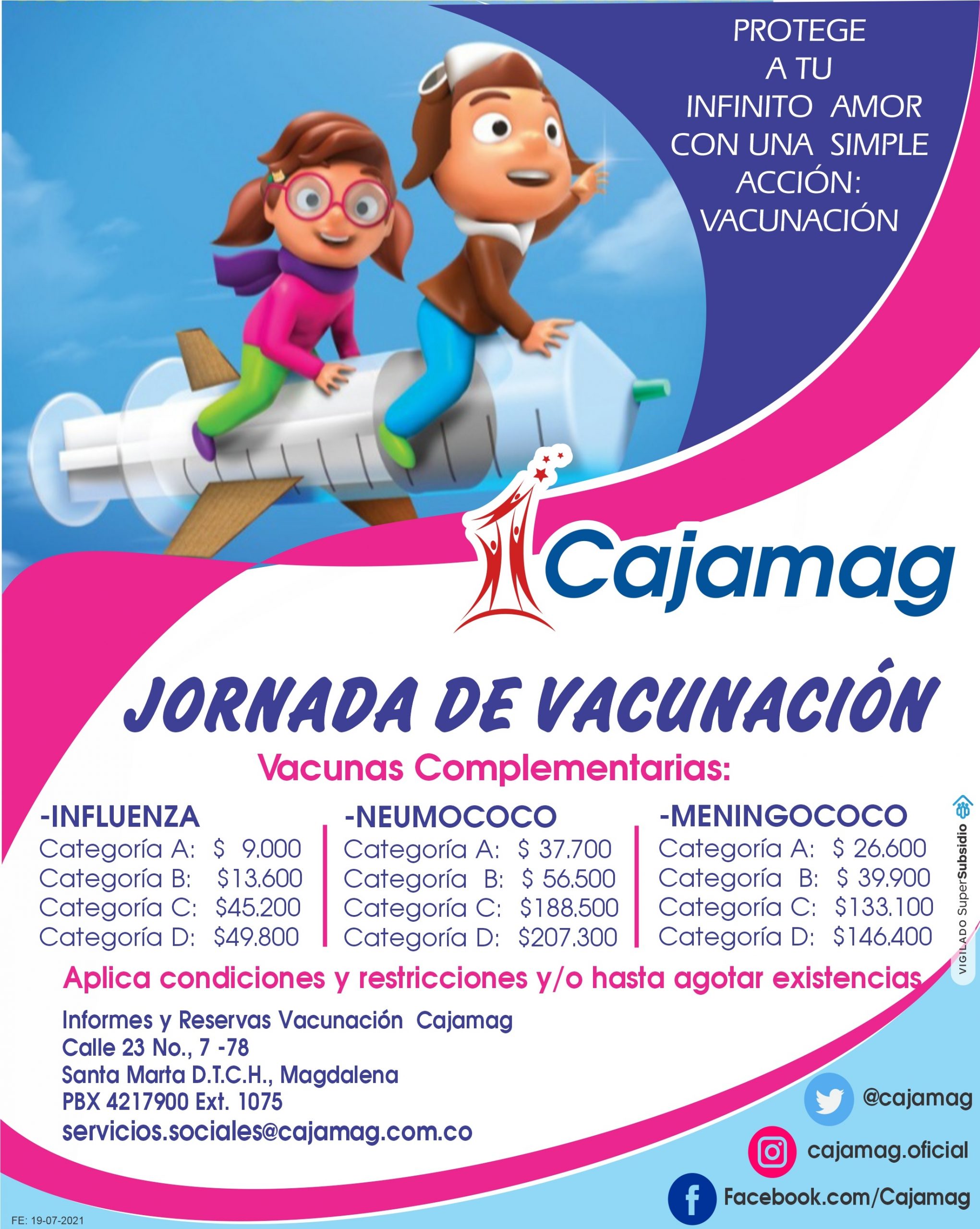 JORNADA DE VACUNACIÓN CAJAMAG Cajamag