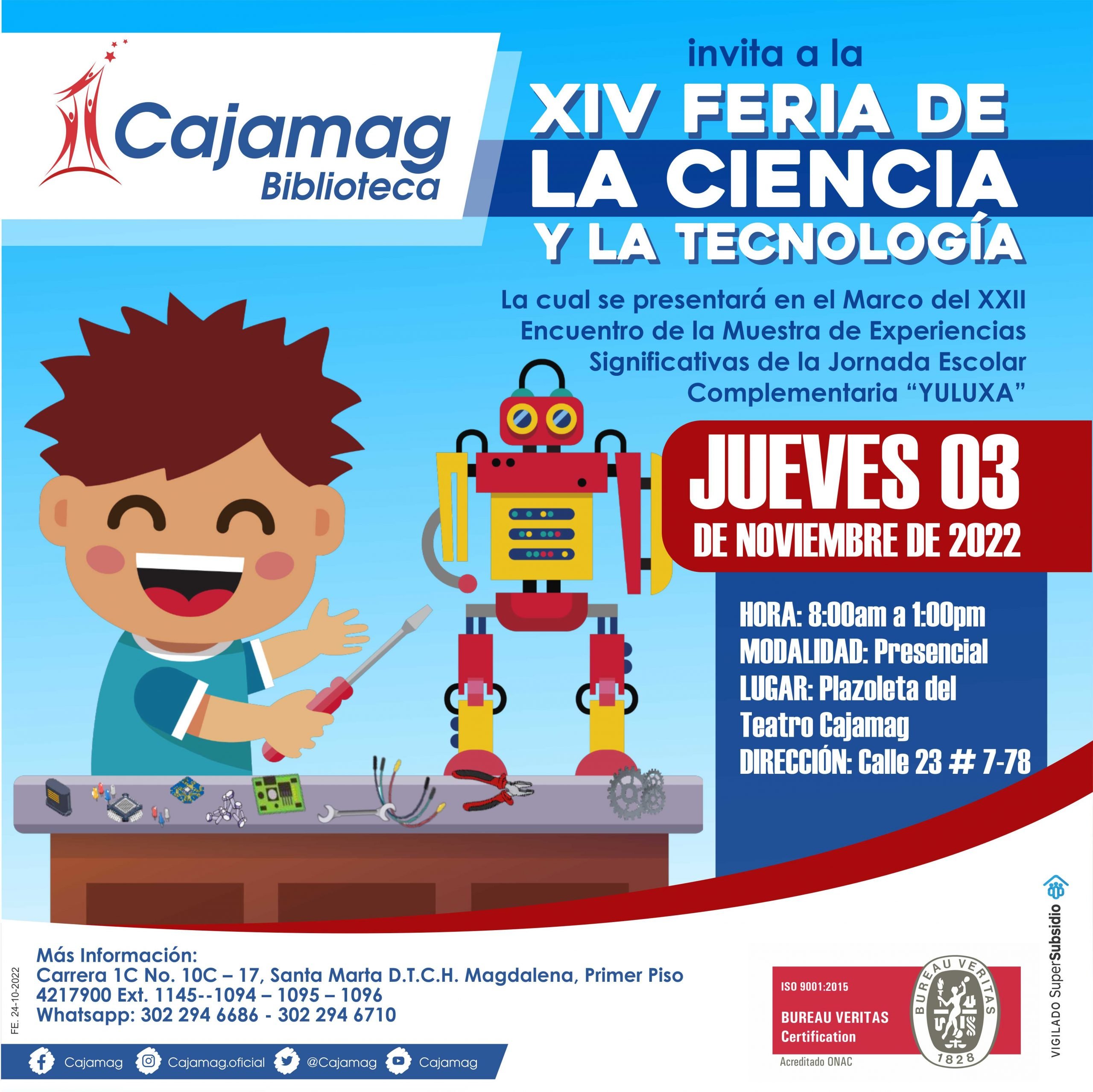 Biblioteca Cajamag Xiv Feria De La Ciencia Y La Tecnología Cajamag 8910